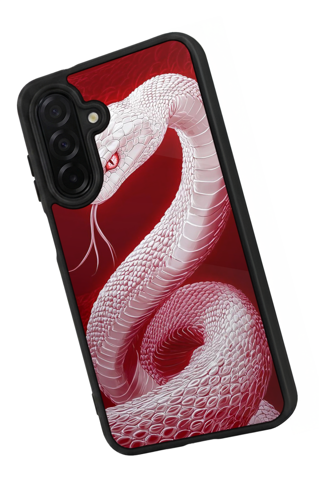 Samsung Galaxy A56 Uyumlu Yılan Tasarımlı Glossy Premium Kılıf