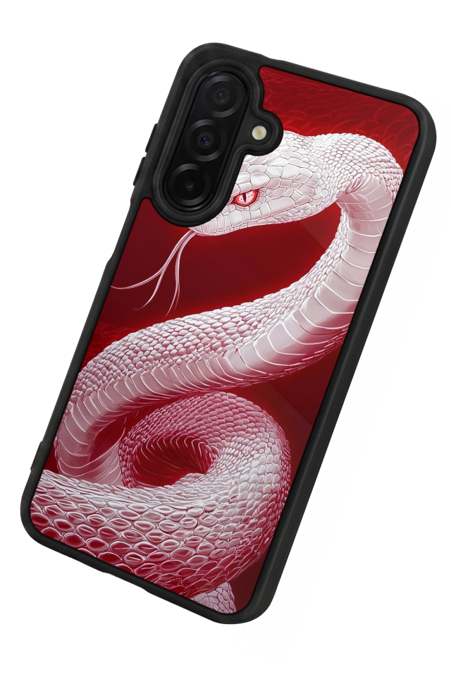 Samsung Galaxy A56 Uyumlu Yılan Tasarımlı Glossy Premium Kılıf