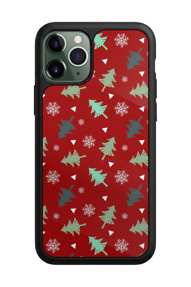 iPhone 11 Pro Uyumlu Yilbasi Christmas Tasarımlı Glossy Premium Kılıf