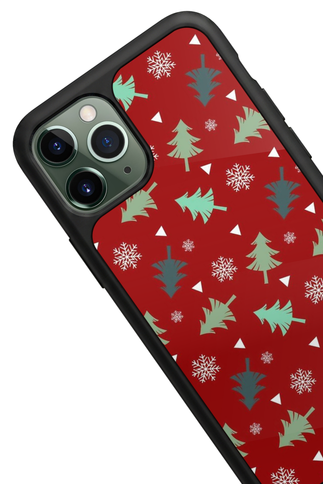 iPhone 11 Pro Uyumlu Yilbasi Christmas Tasarımlı Glossy Premium Kılıf