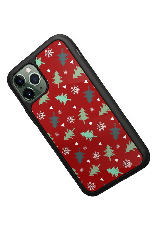 iPhone 11 Pro Uyumlu Yilbasi Christmas Tasarımlı Glossy Premium Kılıf