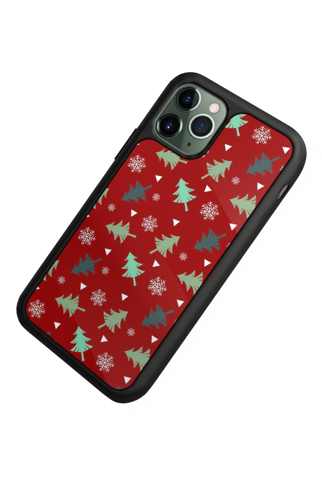 iPhone 11 Pro Uyumlu Yilbasi Christmas Tasarımlı Glossy Premium Kılıf