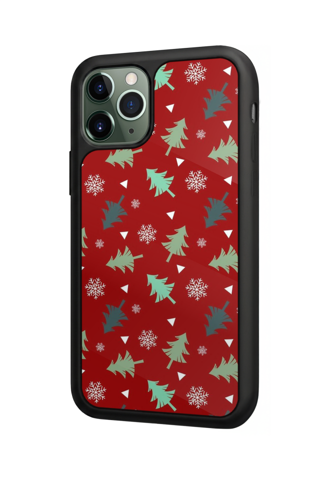 iPhone 11 Pro Uyumlu Yilbasi Christmas Tasarımlı Glossy Premium Kılıf