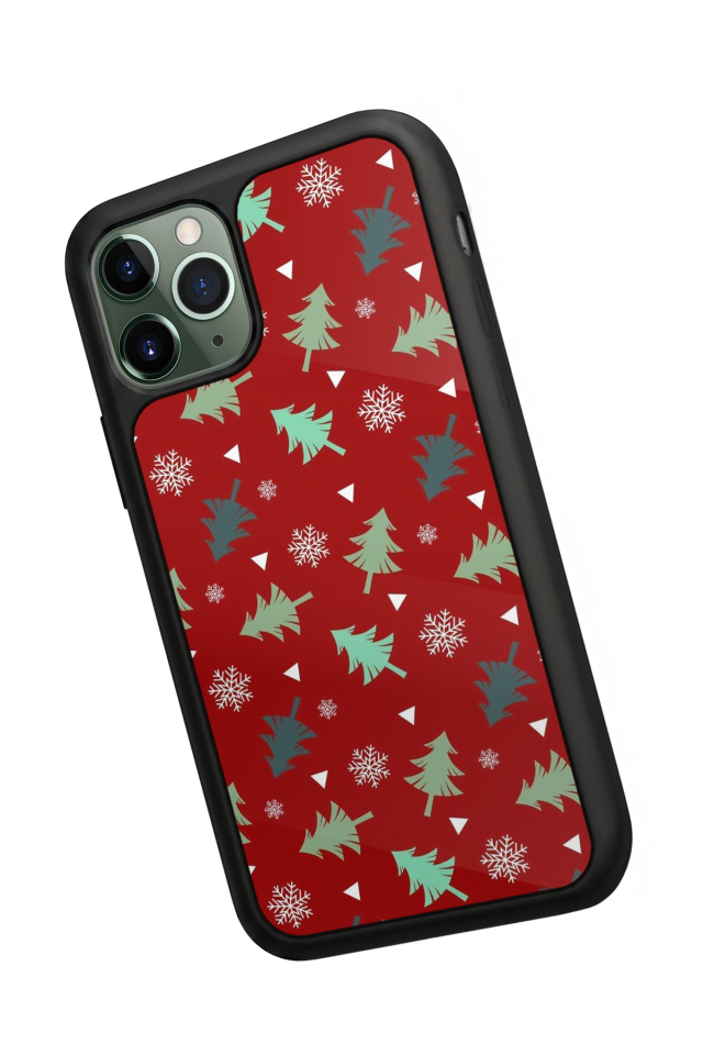 iPhone 11 Pro Uyumlu Yilbasi Christmas Tasarımlı Glossy Premium Kılıf