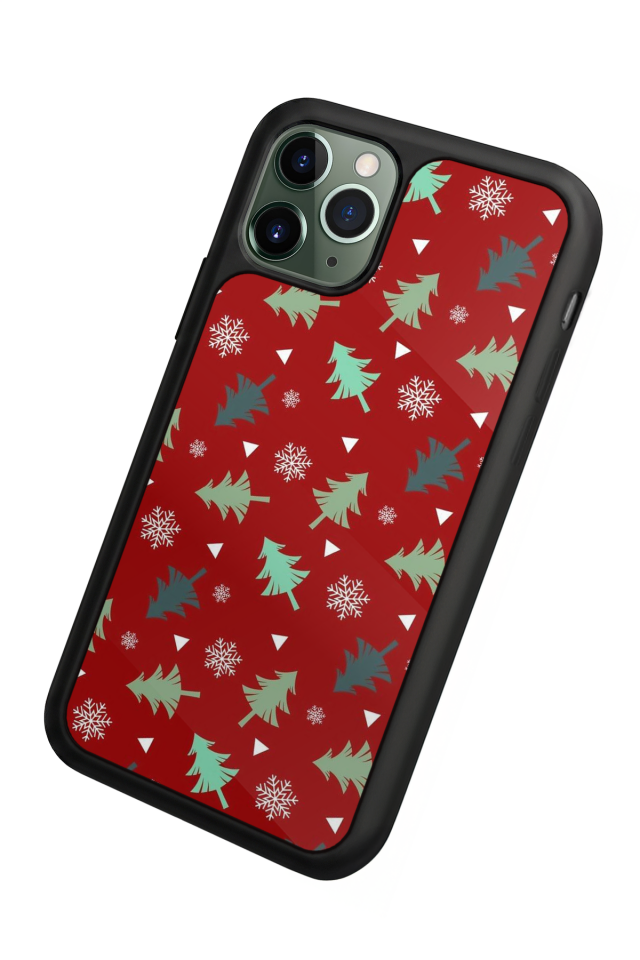 iPhone 11 Pro Uyumlu Yilbasi Christmas Tasarımlı Glossy Premium Kılıf