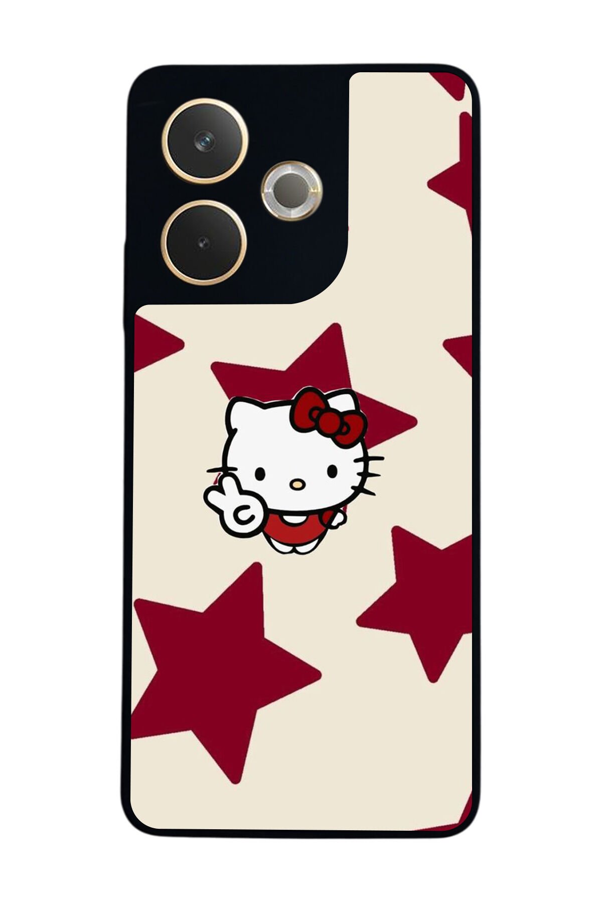 Oppo A5 Pro Uyumlu HelloKitty Tasarımlı Glossy Premium Kılıf