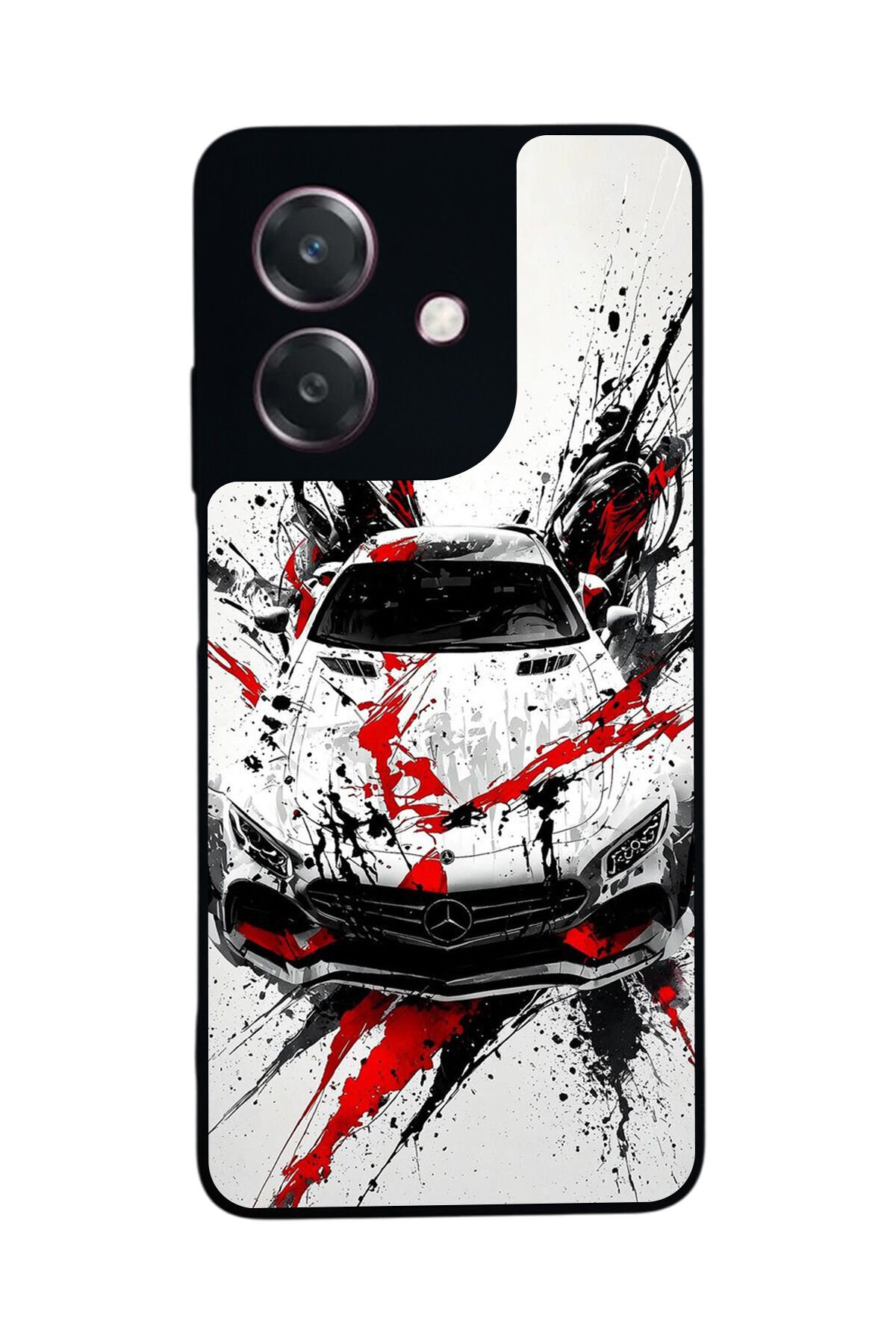 Oppo A3 5G Uyumlu Mercedes Tasarımlı Glossy Premium Kılıf