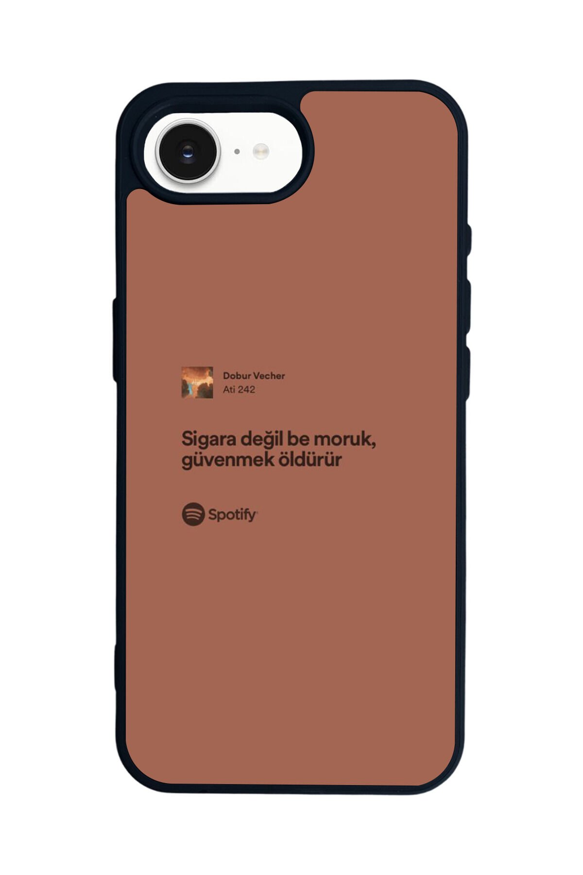 iPhone 16E Uyumlu Sarki Sozleri Tasarımlı Glossy Premium Kılıf