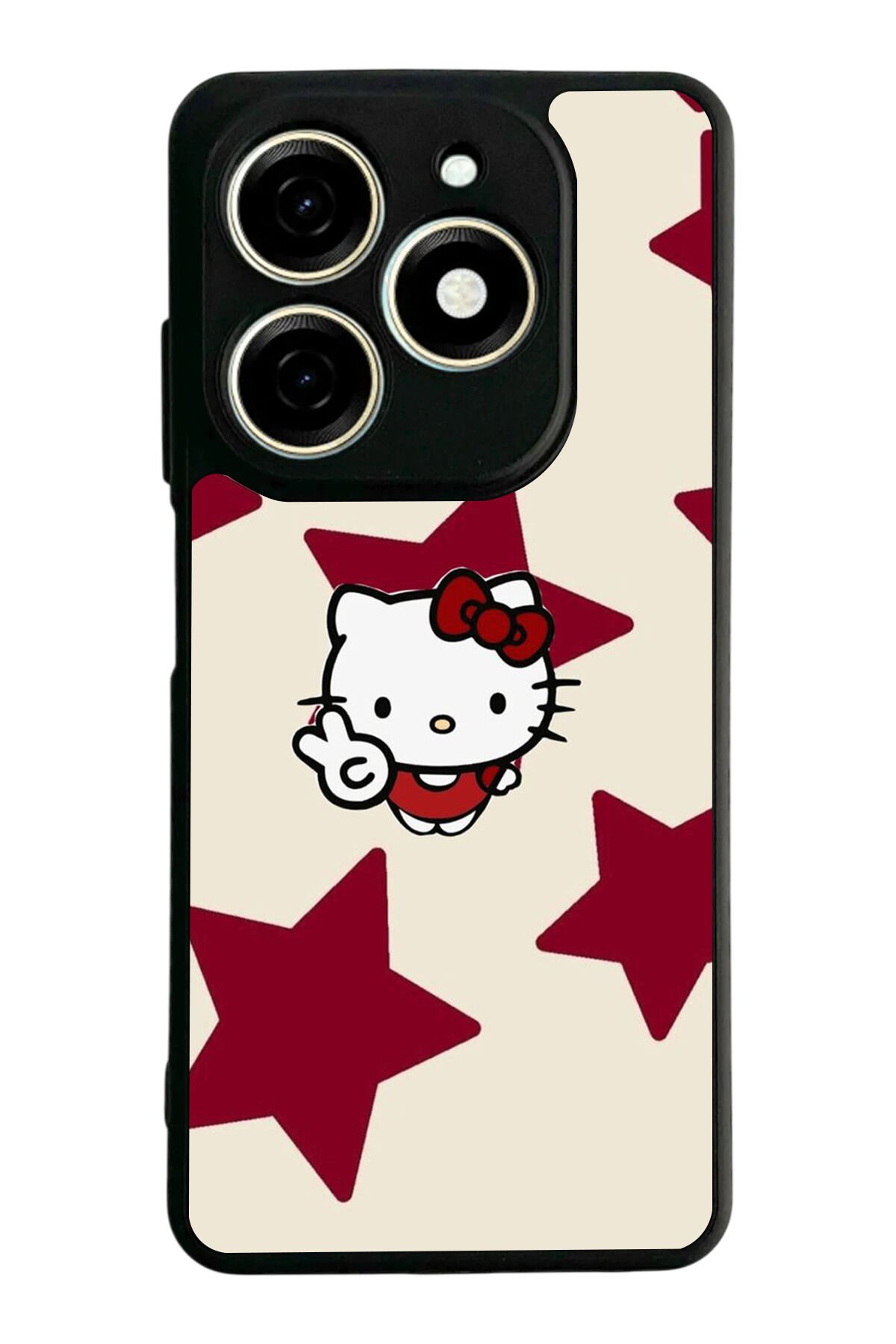 Infınıx Smart 8 Pro Uyumlu HelloKitty Tasarımlı Glossy Premium Kılıf
