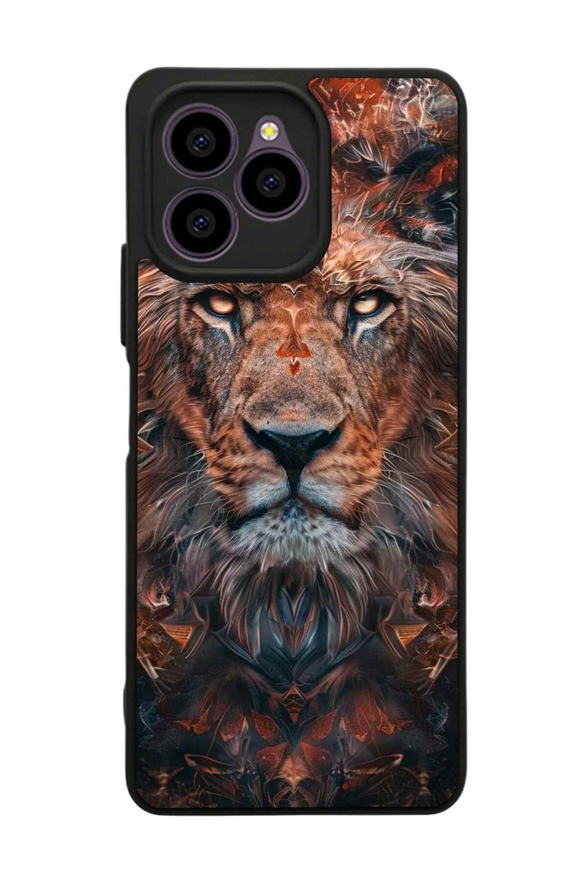 Omix X6 Uyumlu Aslan Tasarımlı Glossy Premium Kılıf