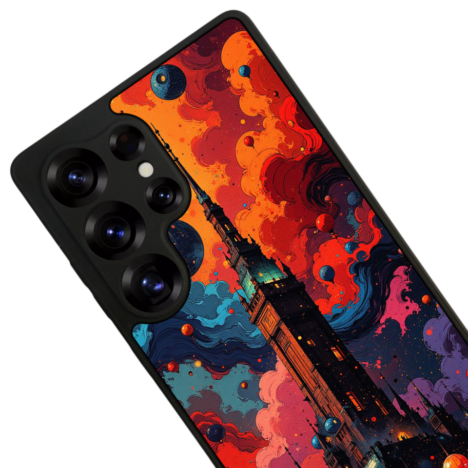 Samsung Galaxy S25 Ultra Uyumlu Abstract Tasarımlı Glossy Premium Kılıf