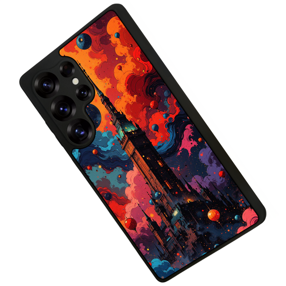 Samsung Galaxy S25 Ultra Uyumlu Abstract Tasarımlı Glossy Premium Kılıf
