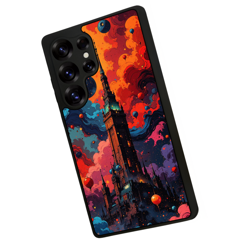 Samsung Galaxy S25 Ultra Uyumlu Abstract Tasarımlı Glossy Premium Kılıf