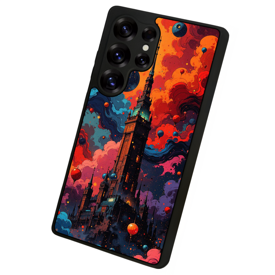 Samsung Galaxy S25 Ultra Uyumlu Abstract Tasarımlı Glossy Premium Kılıf