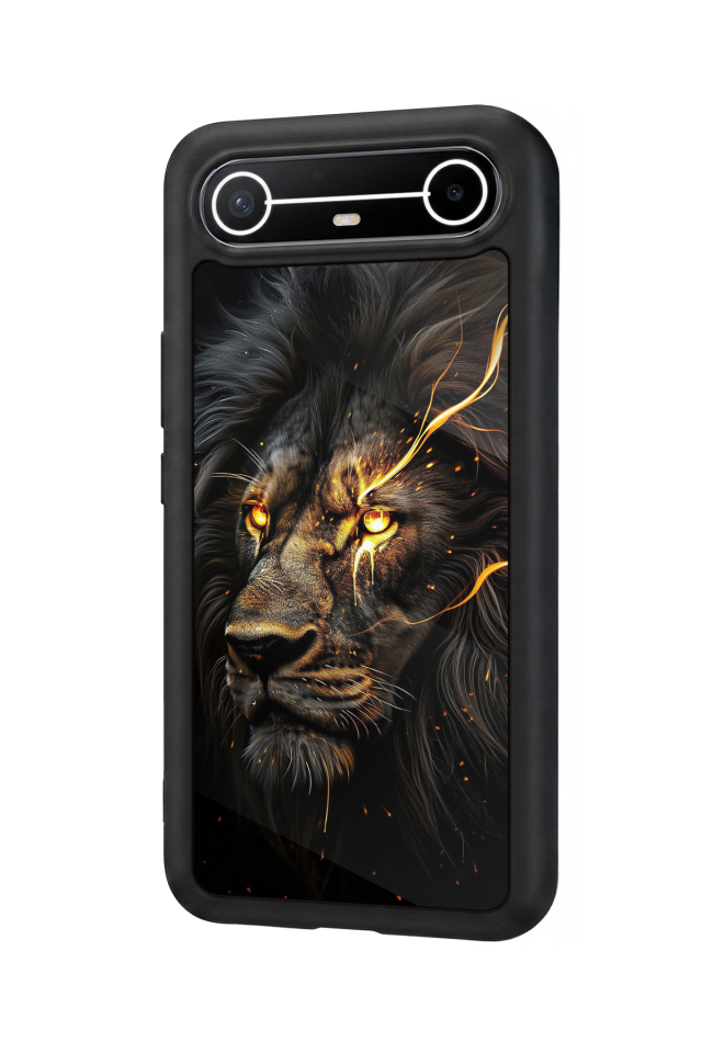 Tecno Spark Slim 5G Uyumlu Aslan Tasarımlı Glossy Premium Kılıf