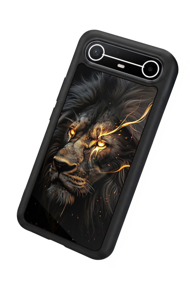 Tecno Spark Slim 5G Uyumlu Aslan Tasarımlı Glossy Premium Kılıf