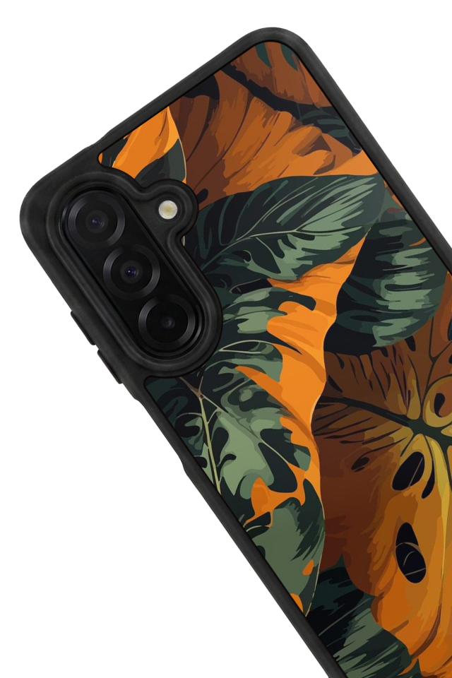 Samsung Galaxy A36 Uyumlu Botanik Tasarımlı Glossy Premium Kılıf
