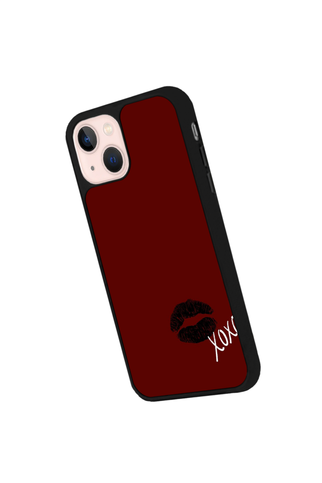 iPhone 13/14 Uyumlu Kalp Love Tasarımlı Glossy Premium Kılıf
