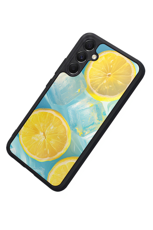 Samsung Galaxy A34 Uyumlu Limon Tasarımlı Glossy Premium Kılıf