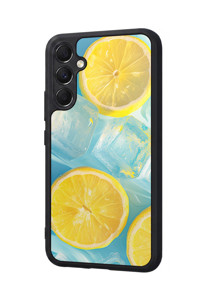 Samsung Galaxy A34 Uyumlu Limon Tasarımlı Glossy Premium Kılıf