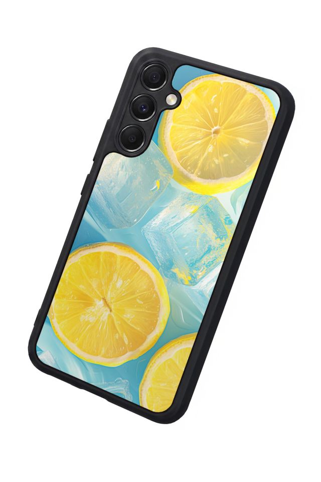 Samsung Galaxy A34 Uyumlu Limon Tasarımlı Glossy Premium Kılıf