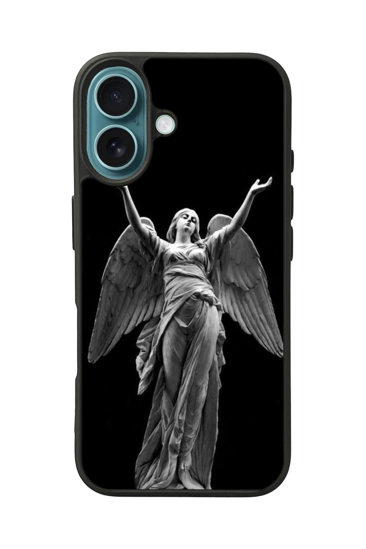 iPhone 16 Uyumlu Melek Tasarımlı Glossy Premium Kılıf