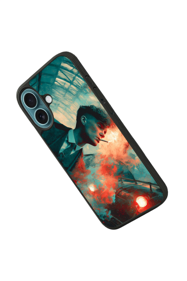 iPhone 16 Plus Uyumlu Peaky Blinders Tasarımlı Glossy Premium Kılıf