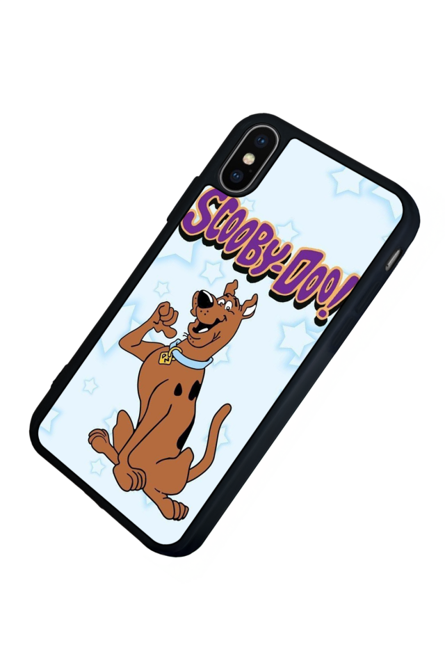 iPhone X/ XS Uyumlu Scooby Doo Tasarımlı Glossy Premium Kılıf