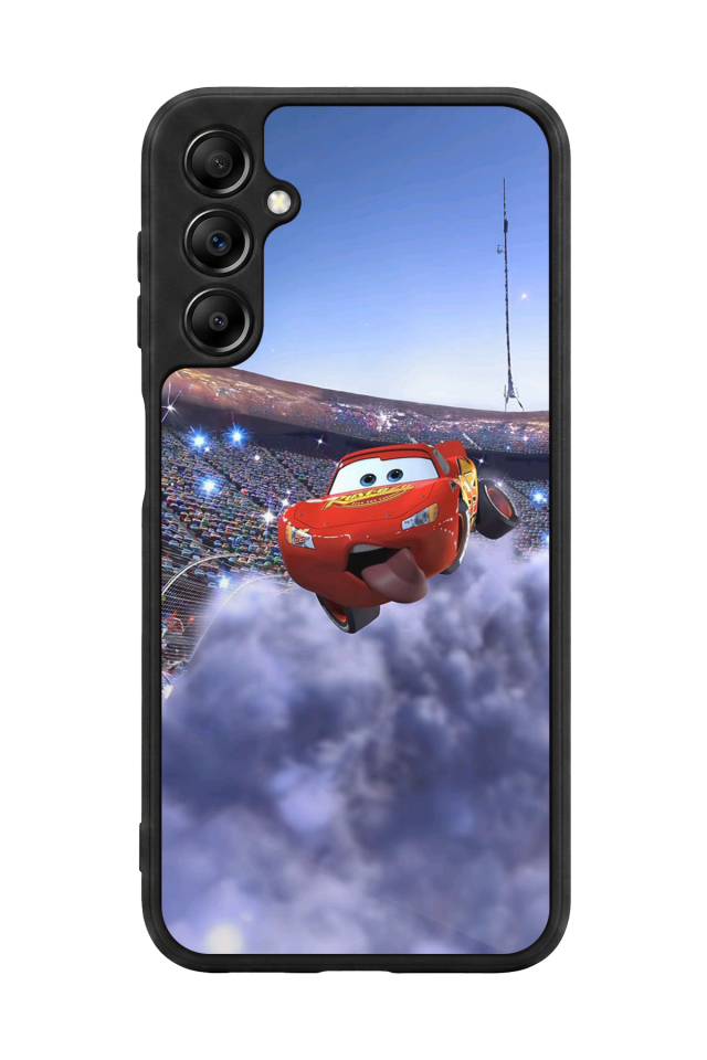 Samsung Galaxy A14 Uyumlu Şimsek McQueen Tasarımlı Glossy Premium Kılıf