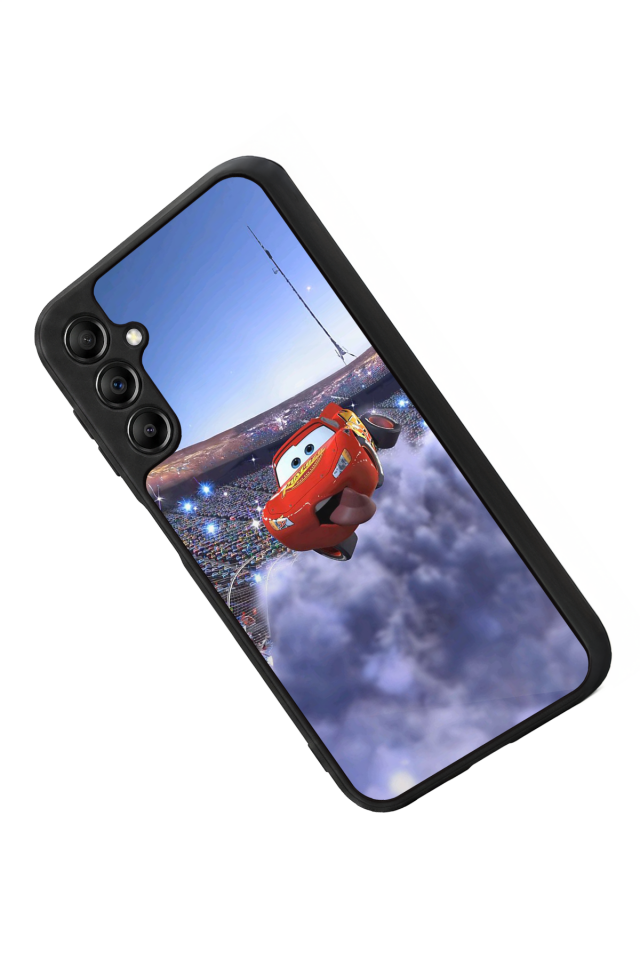 Samsung Galaxy A14 Uyumlu Şimsek McQueen Tasarımlı Glossy Premium Kılıf