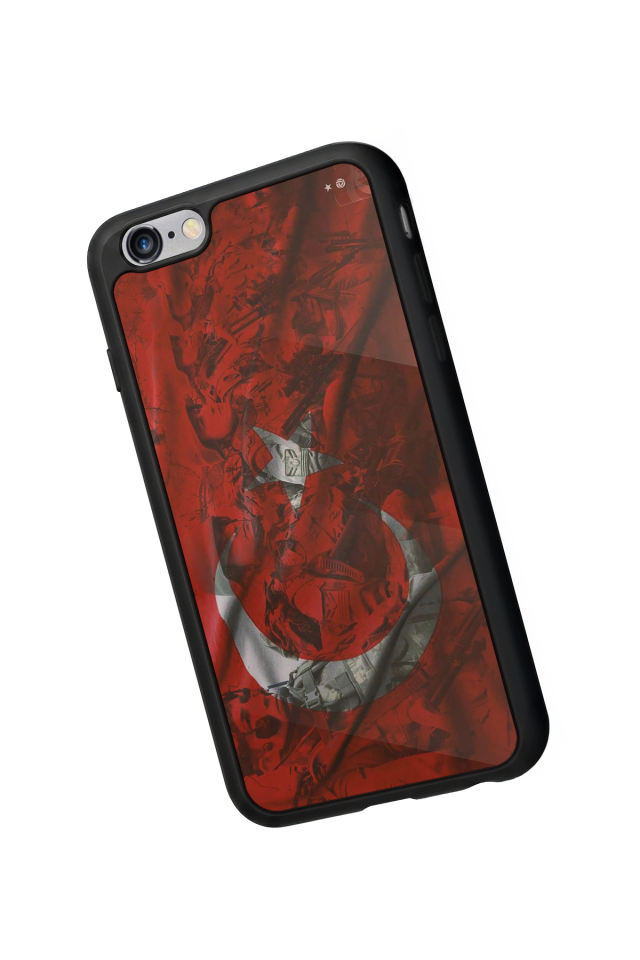 iPhone 6 Plus Uyumlu Türk Bayragi Tasarımlı Glossy Premium Kılıf