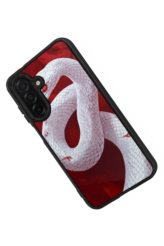 Samsung Galaxy A56 Uyumlu Yılan Tasarımlı Glossy Premium Kılıf