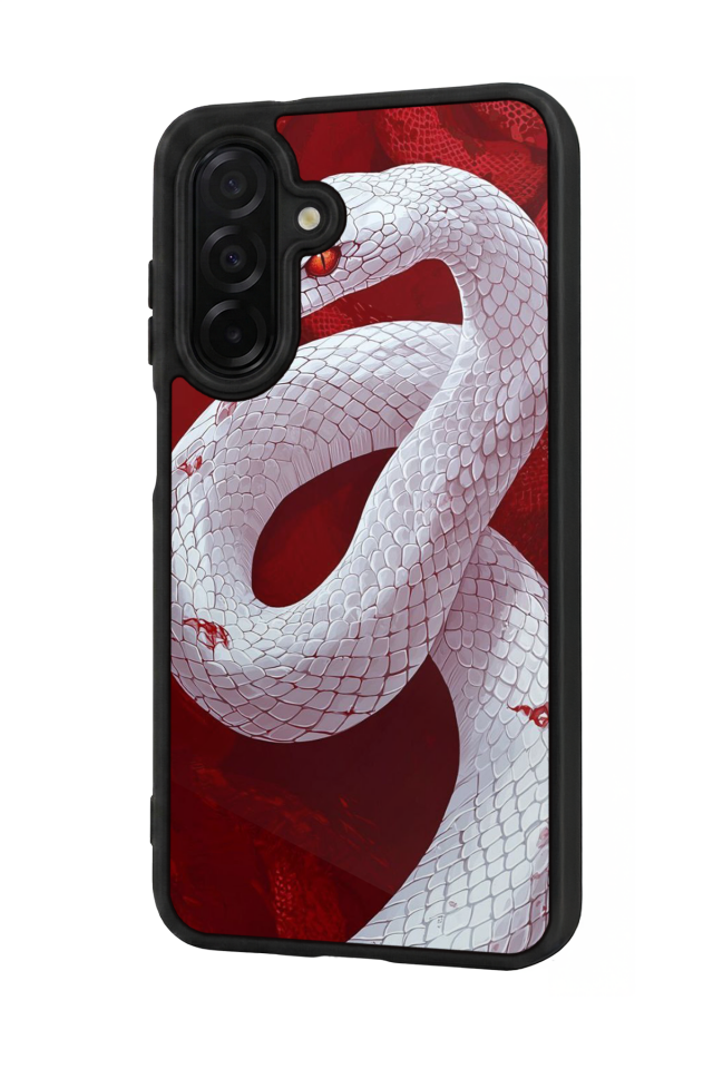 Samsung Galaxy A56 Uyumlu Yılan Tasarımlı Glossy Premium Kılıf