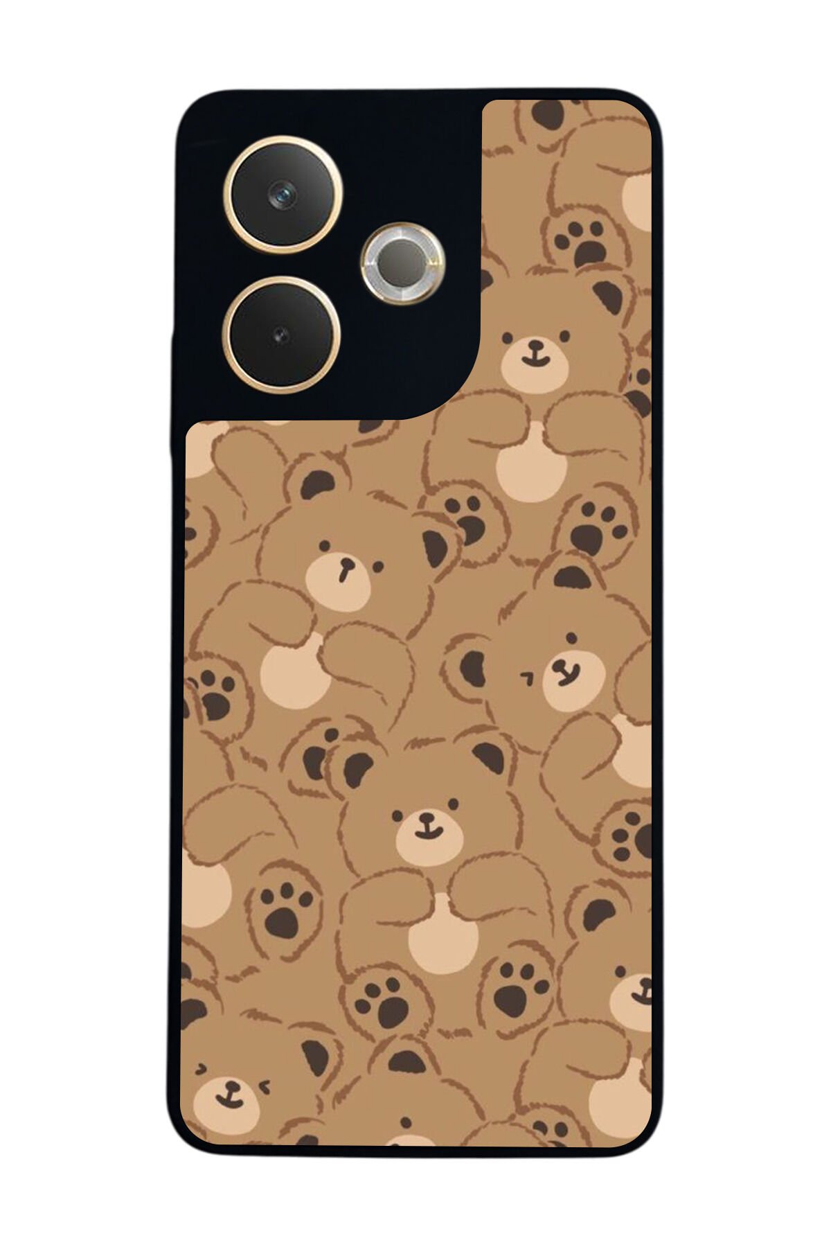 Oppo A5 Pro Uyumlu Ayı Tasarımlı Glossy Premium Kılıf