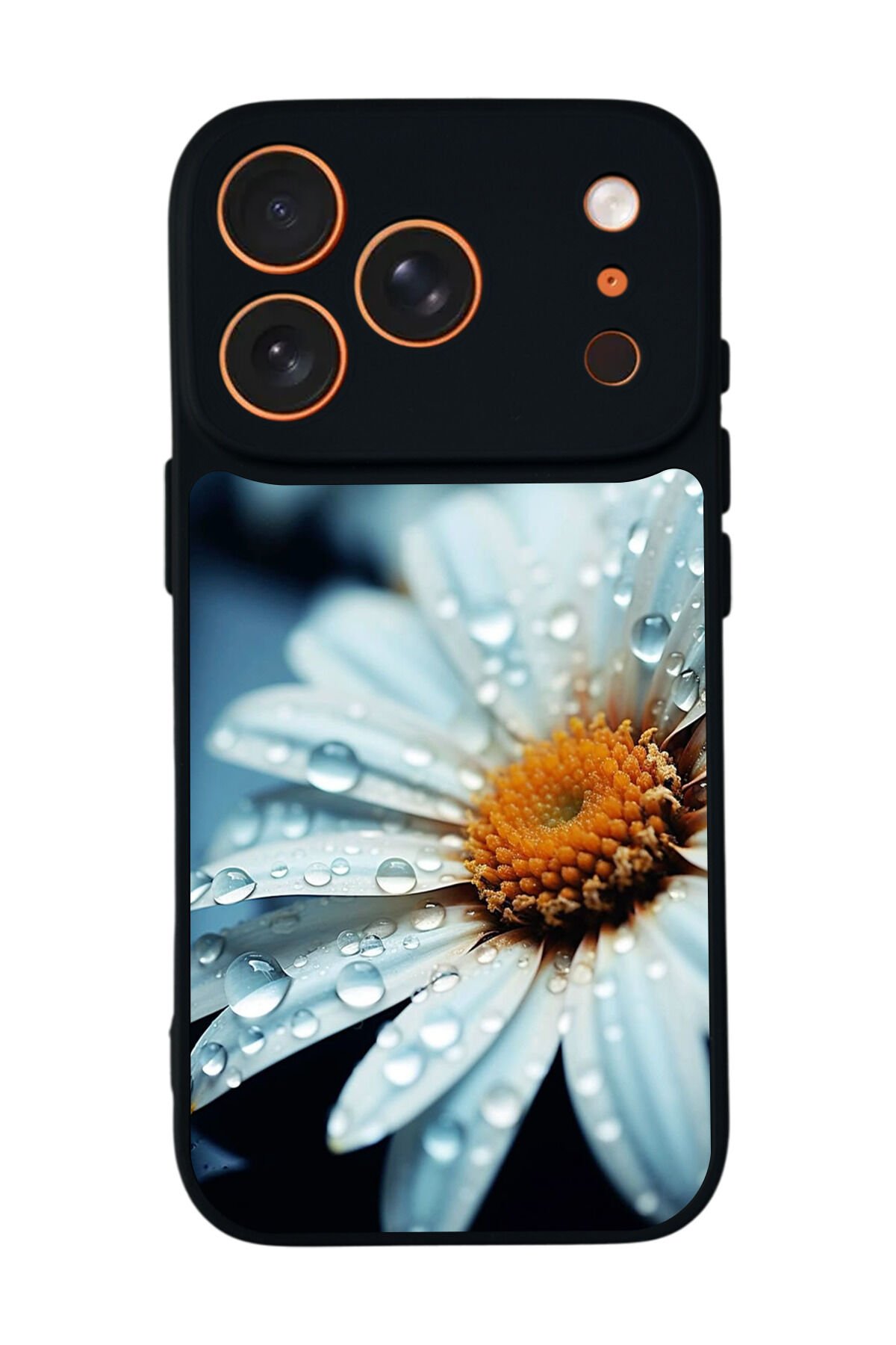 iPhone 17 Pro Uyumlu Cicek Tasarımlı Glossy Premium Kılıf