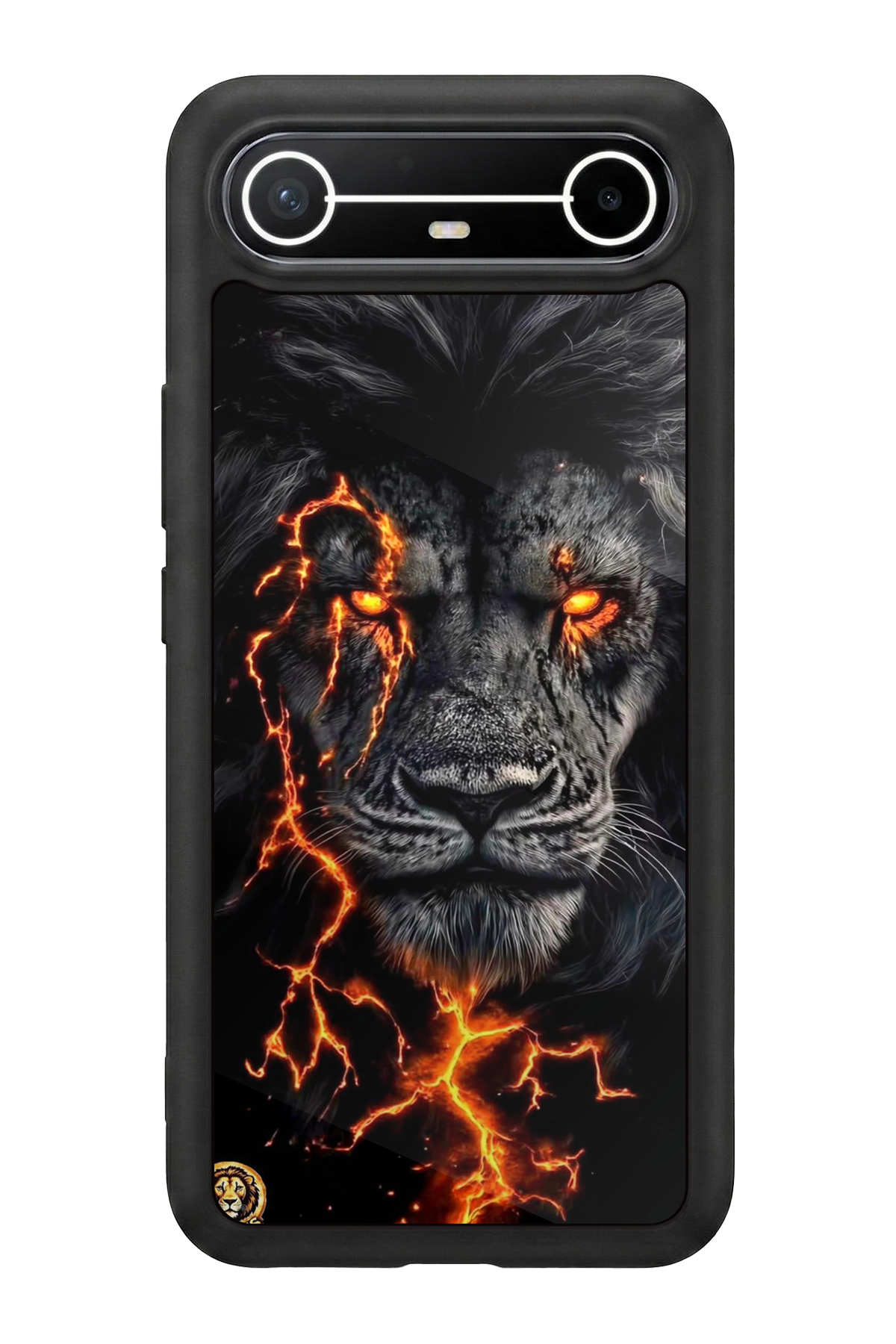 Tecno Spark Slim 5G Uyumlu Aslan Tasarımlı Glossy Premium Kılıf