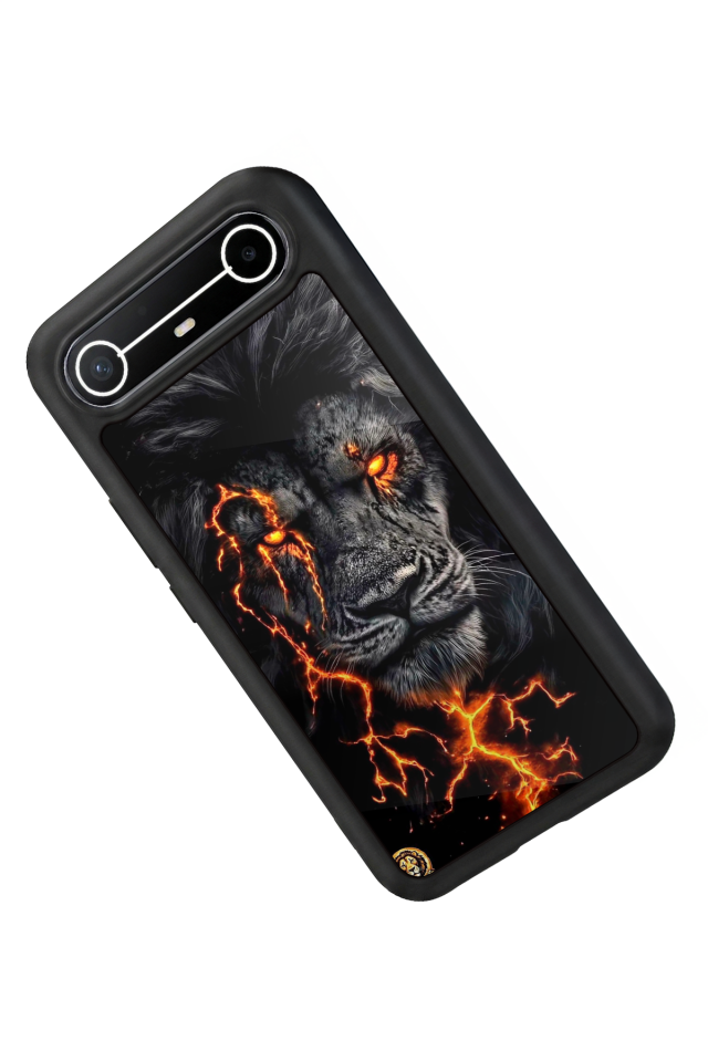 Tecno Spark Slim 5G Uyumlu Aslan Tasarımlı Glossy Premium Kılıf