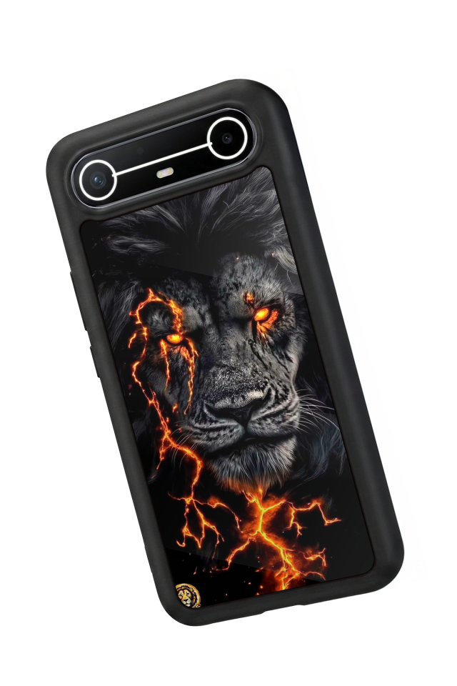 Tecno Spark Slim 5G Uyumlu Aslan Tasarımlı Glossy Premium Kılıf