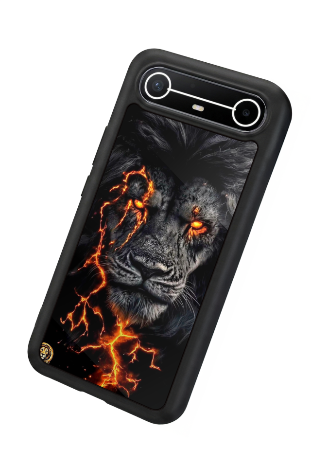 Tecno Spark Slim 5G Uyumlu Aslan Tasarımlı Glossy Premium Kılıf