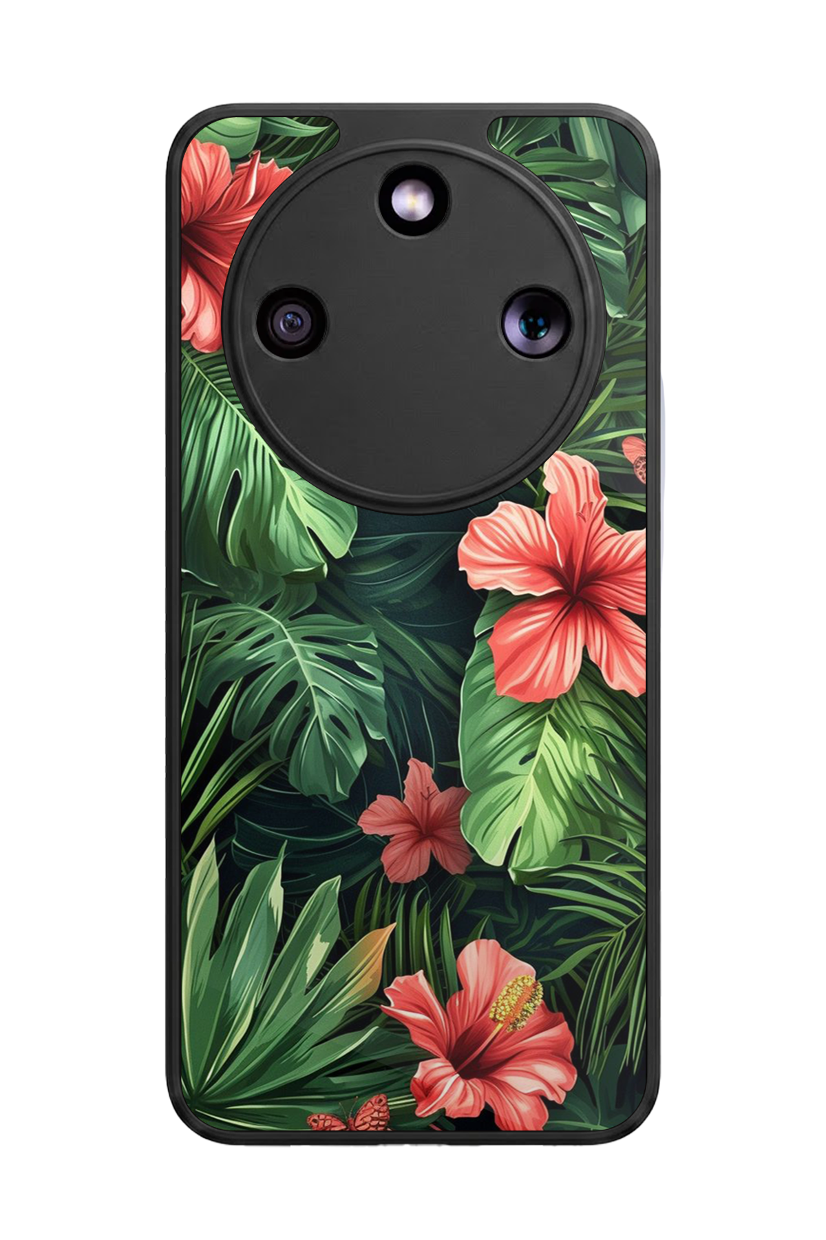 Honor Magic 8 Lite Uyumlu Botanik Tasarımlı Glossy Premium Kılıf