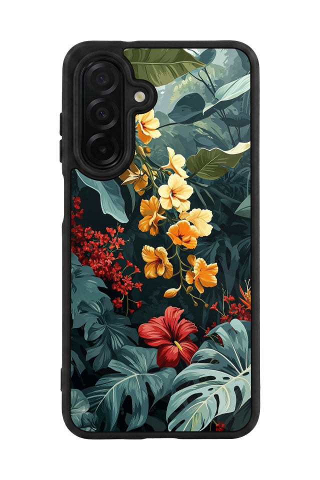 Samsung Galaxy A36 Uyumlu Botanik Tasarımlı Glossy Premium Kılıf