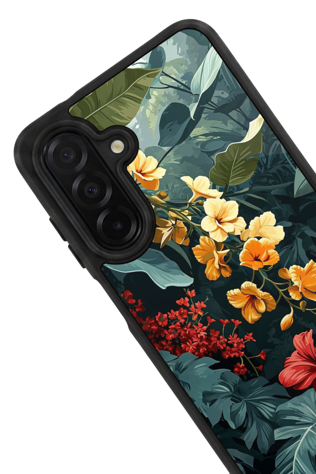 Samsung Galaxy A36 Uyumlu Botanik Tasarımlı Glossy Premium Kılıf