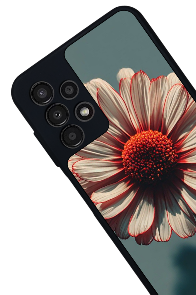 Samsung Galaxy A13 Uyumlu Cicek Tasarımlı Glossy Premium Kılıf