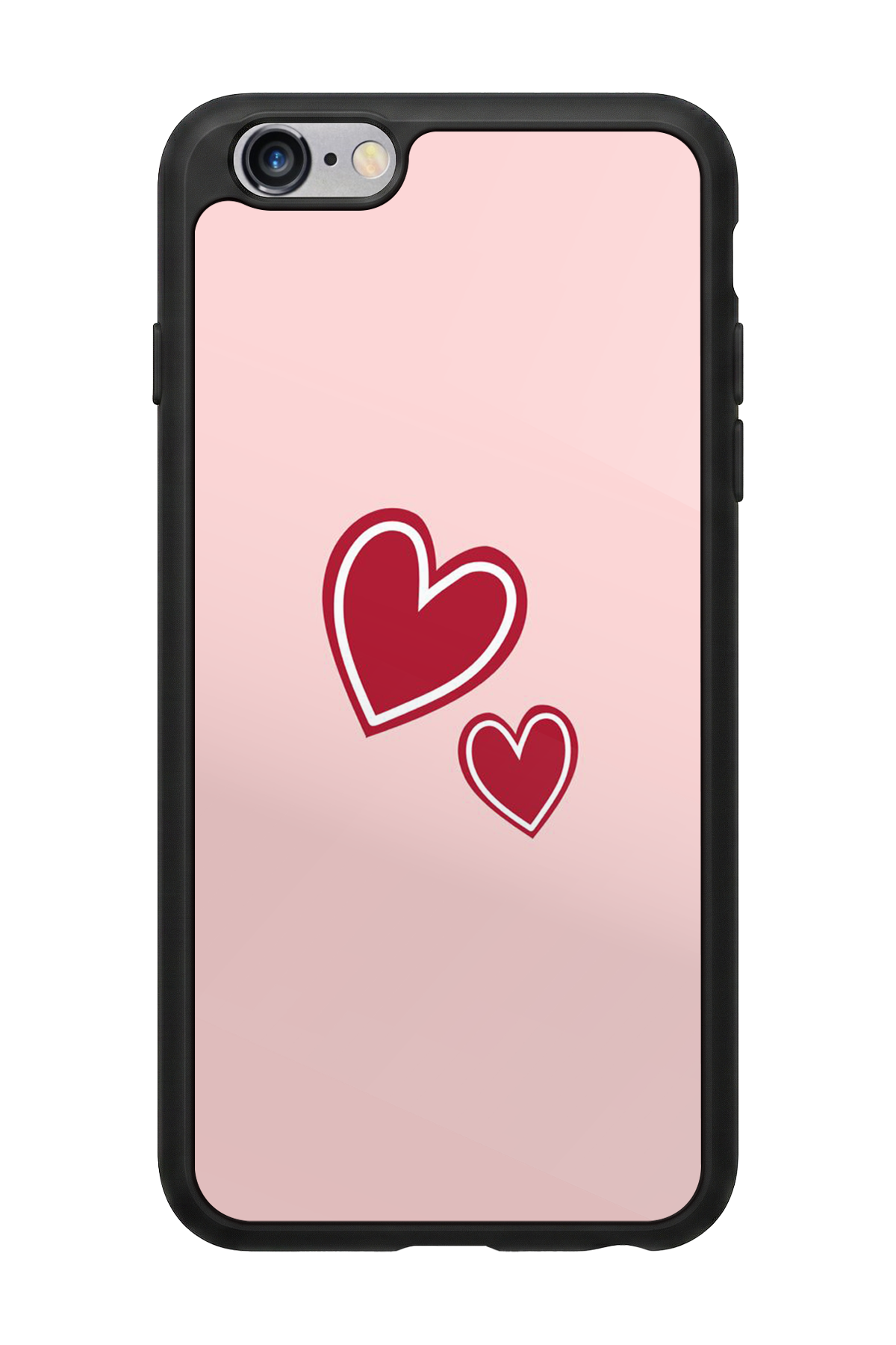 iPhone 6s Plus Uyumlu Kalp Love Tasarımlı Glossy Premium Kılıf