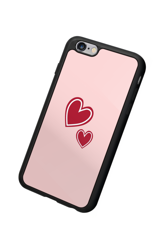 iPhone 6s Plus Uyumlu Kalp Love Tasarımlı Glossy Premium Kılıf