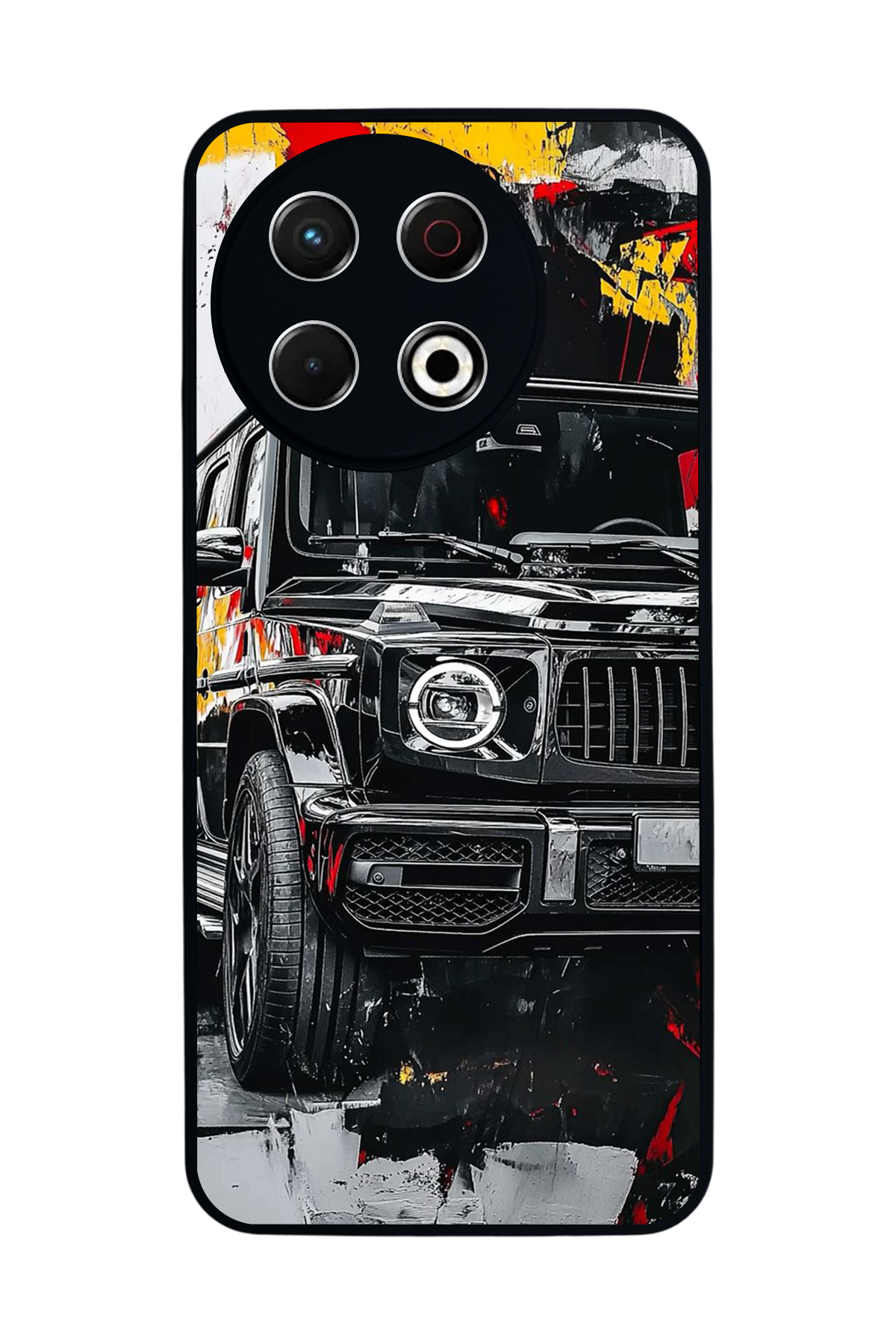 Tecno Spark 30 Pro Uyumlu Audi Tasarımlı Glossy Premium Kılıf