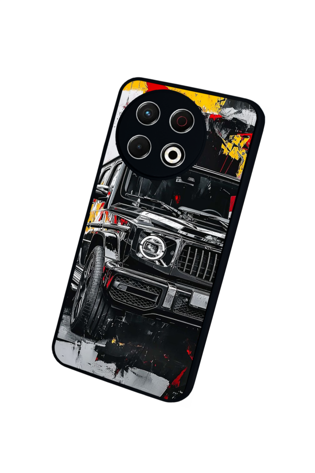 Tecno Spark 30 Pro Uyumlu Audi Tasarımlı Glossy Premium Kılıf