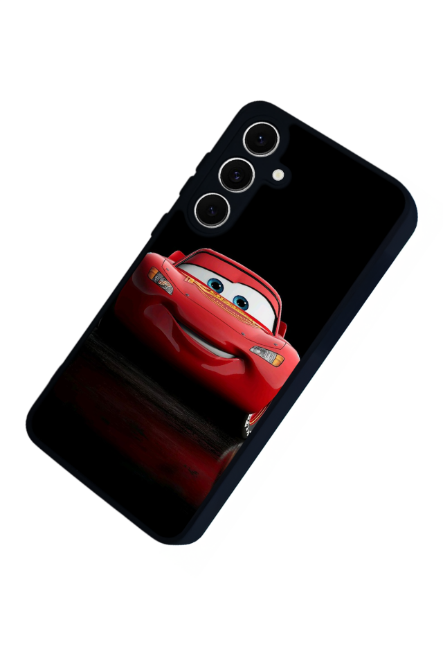 Samsung Galaxy S24 FE Uyumlu Şimsek McQueen Tasarımlı Glossy Premium Kılıf