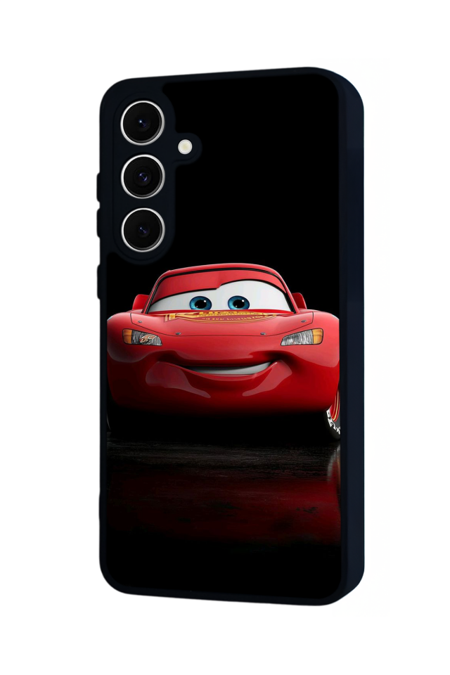 Samsung Galaxy S24 FE Uyumlu Şimsek McQueen Tasarımlı Glossy Premium Kılıf