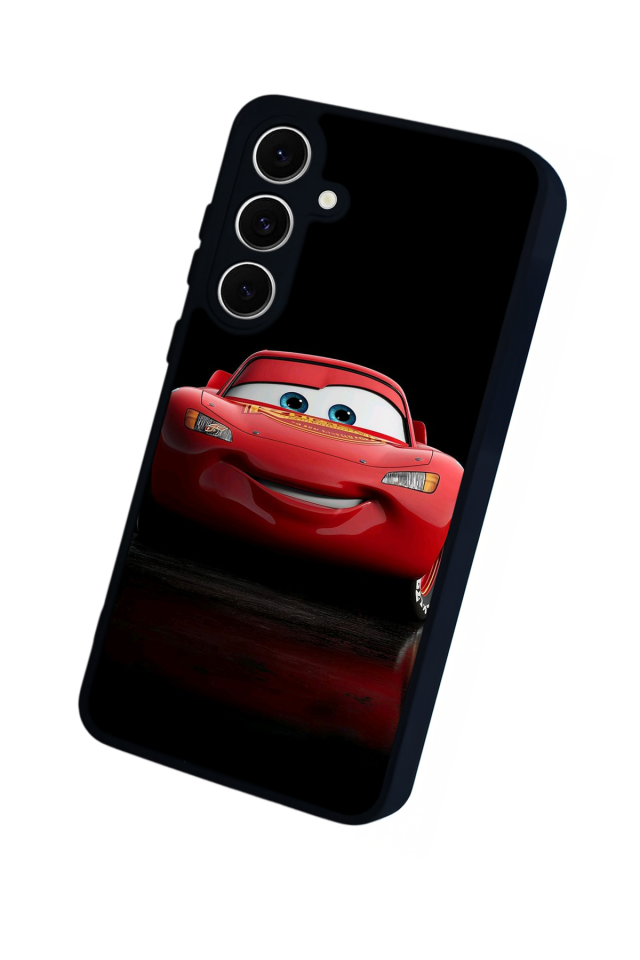 Samsung Galaxy S24 FE Uyumlu Şimsek McQueen Tasarımlı Glossy Premium Kılıf